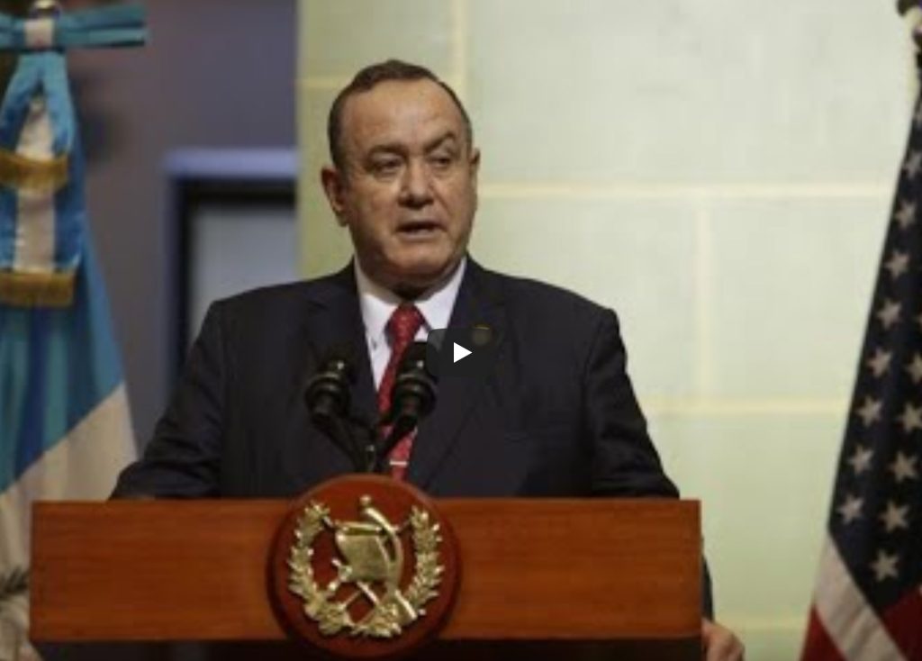 Guatemalan President Giammattei on Strengthening Relations with Partners in the Western Hemisphere